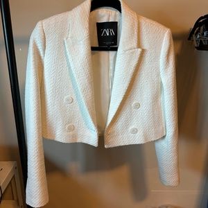 Tweed Cropped Blazer